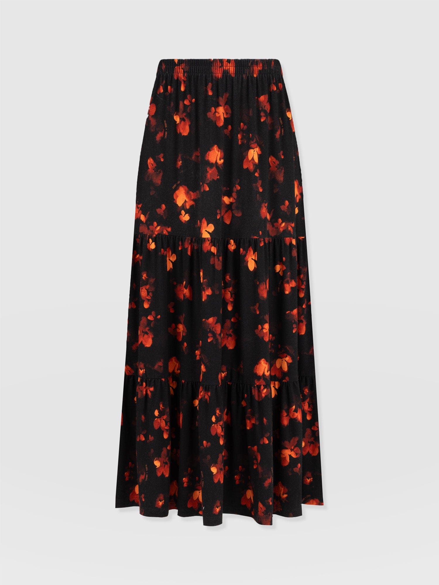 Lexi High Low Skirt Black Confetti Petal - Women's Skirts | Saint + Sofia® UK